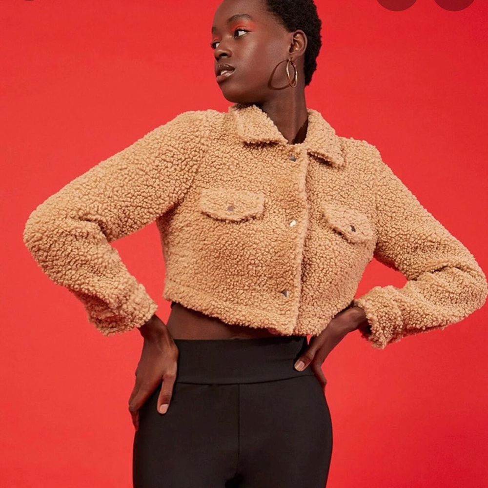 Teddy Crop Jacket